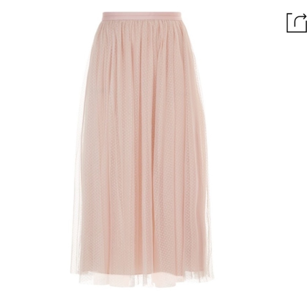NWT Needle & Thread full length tulle skirt